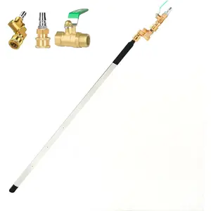 39" Radiator Cleaning Wand, Household Car&Truck, 4500 PSl Radiator Pressure Washer Wand with 3 Upgraded 1/4" Quick Couplers Dual-Use Water/Air, Portable Radiator cleaner Wand Tool