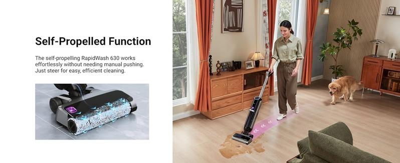 Eureka RapidWash 630 Cordless Wet Dry Cleaner 170° Reclinable Hot Air Drying Self Cleaning Vacuum Mop Combo for Hard Floors Pet Hair Sticky Messes Jumpstart Sale Eureka RapidWash 630 Cordless Wet Dry Cleaner 170° Reclinable Hot Air Drying Self Cleaning Vacuum Mop Combo for Hard Floors Pet Hair Sticky Messes Jumpstart Sale