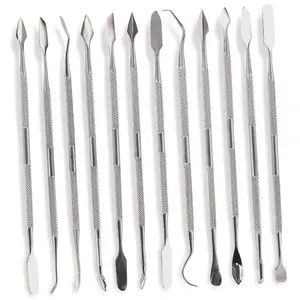 MaxoPro Premium Wax Carving Tools Set – 12 Pcs Stainless Steel Wax & Clay Sculpting Tools – Double Ended Dental and Wax Carvers Tools for Carving Modeling Sculpting and Shaping