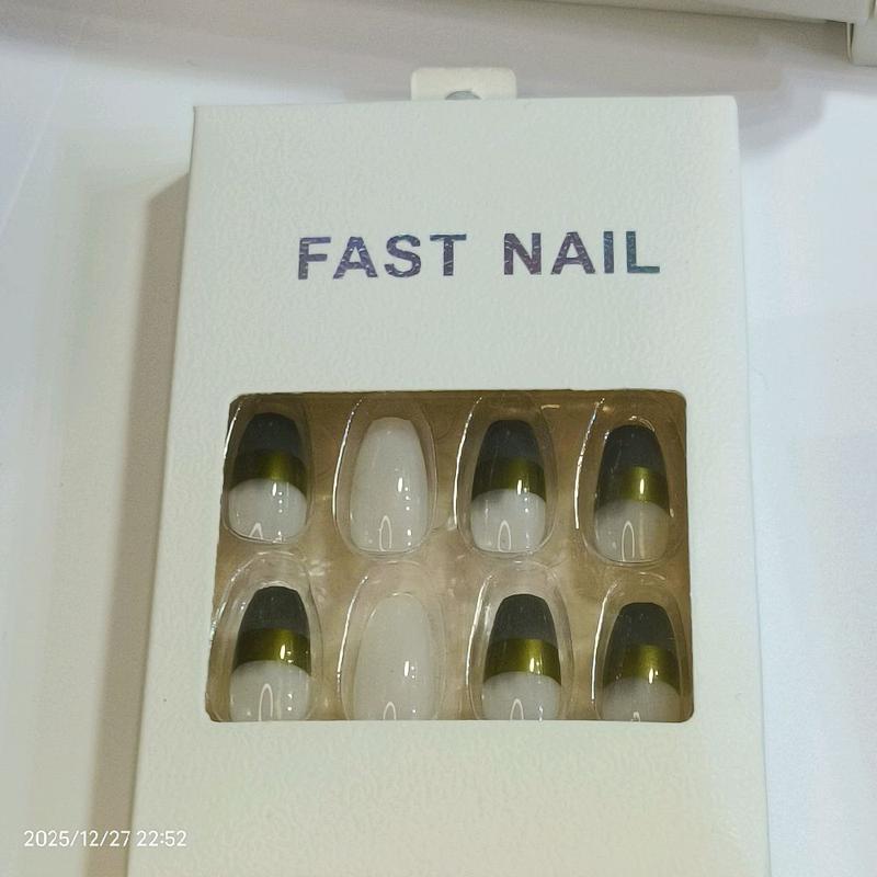 9boxes heart Press On Nails Fake Nails French Nude Nails Nail Tip with Assorted Designs and Colors microFrenchtips.