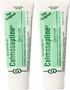 Calmoseptine Ointment Tube, 4 Ounce (Pack of 2)