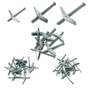 Safe hanging of heavy objects on gypsum board - Butterfly bolts and butterfly nuts set