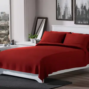 Shop LC HOMESMART Solid 6Pcs Deep Pocket Microfiber Sheet Set - Full Mothers Day Gifts