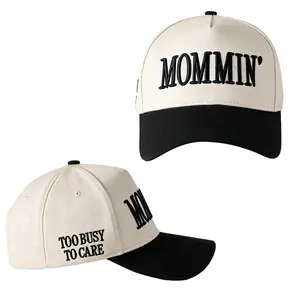 Mommin Trucker Hat for Women-Adjustable Embroidered Mom Baseball Cap Mothers Day Great Gifts for Mom & Women