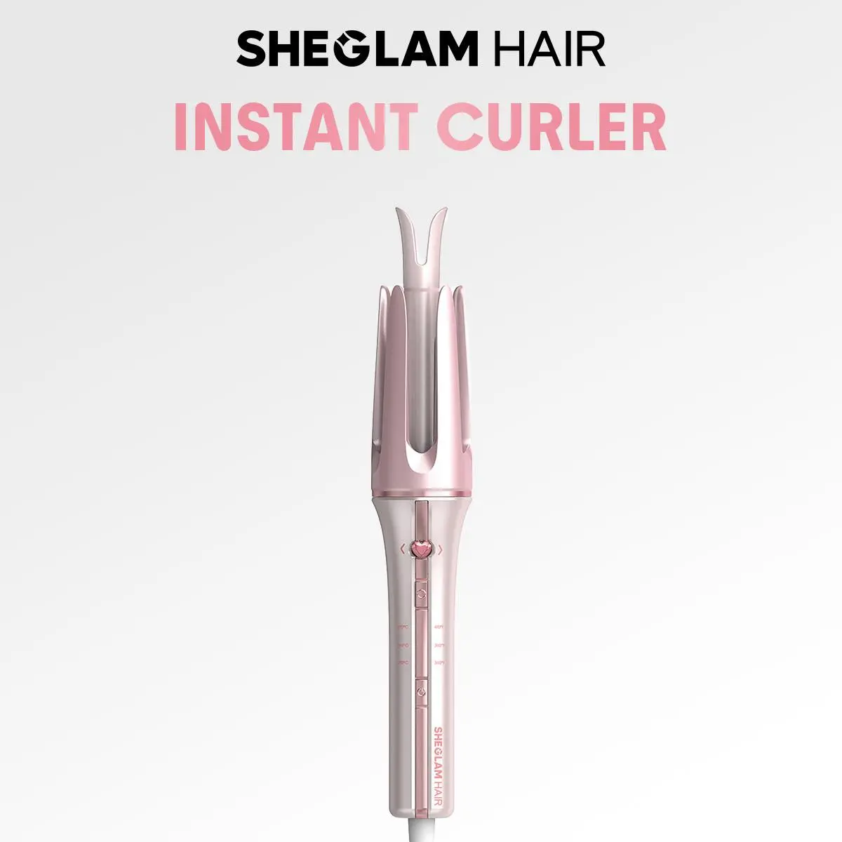 SHEGLAM HAIR Automatic Curling Iron - Auto Rotating Hair Curler, Multi Sizes (0.75/1/1.25in), 3-Level Temps, 2-Way Rotation, Universal Voltage, GlossPro Ceramic Coating, Less Damage, Curls Curlers & Straighteners Tool