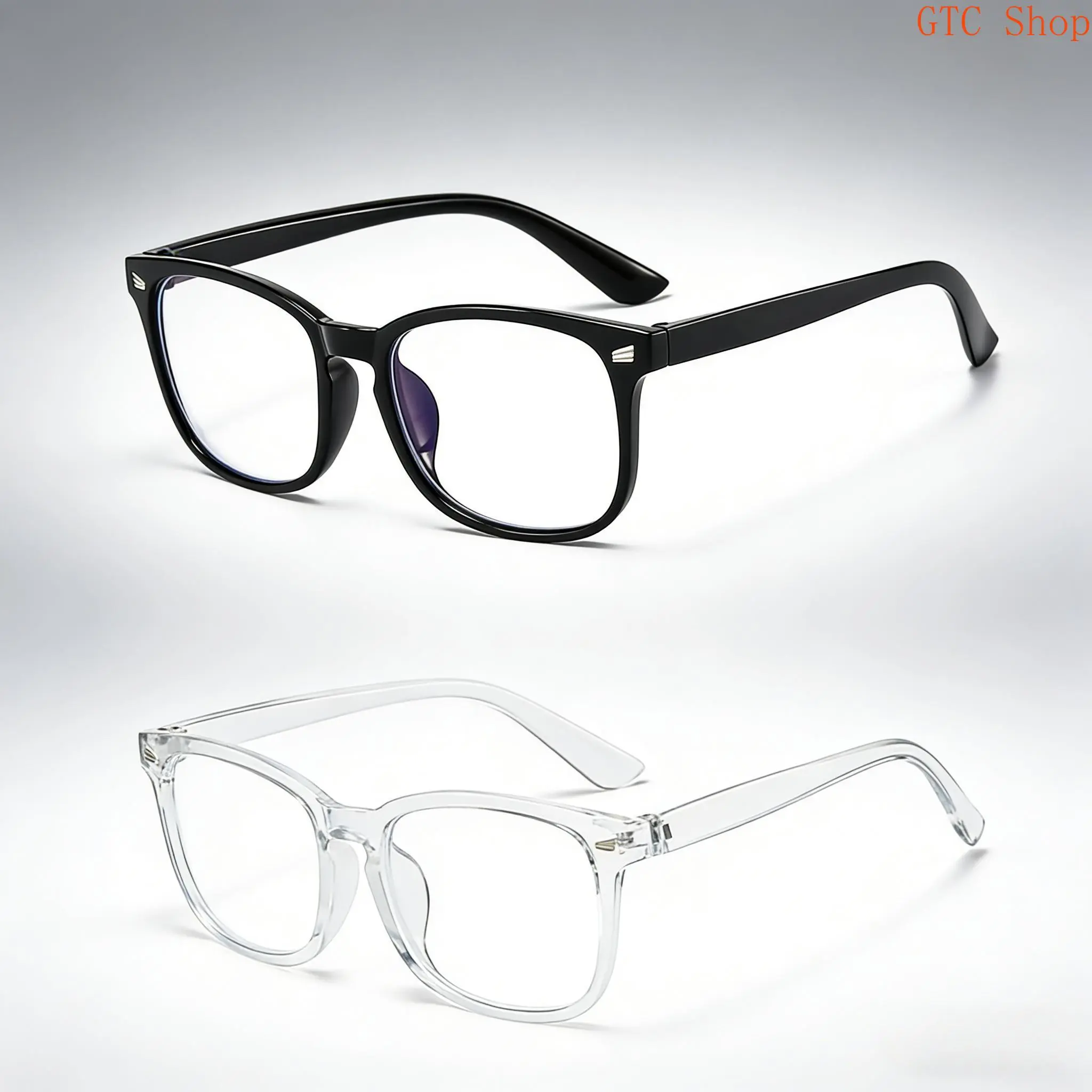 2026 Trendy Male Blue Light Filter Glasses - Durable Fashion Frames, Lightweight Sports Design, Replaceable Lenses, Anti-Bluelight Amber Tint, Anti-Eye Strain for Computer Gaming Daily Use High-Quality Sports Eyewear