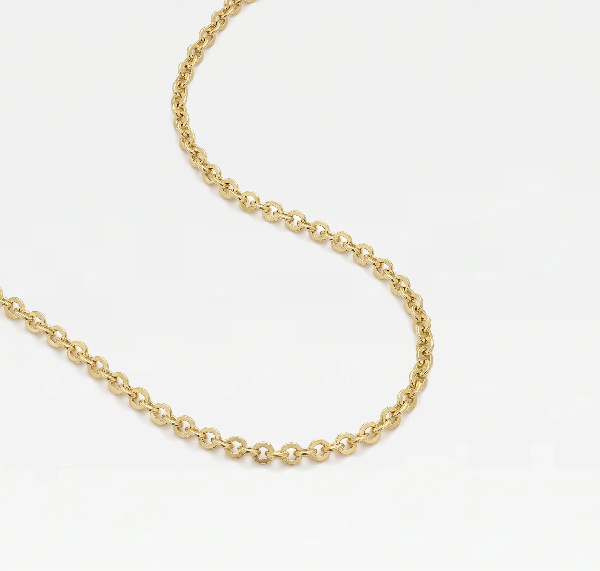The Diamond Cut Cable Chain Necklace | 18KT Gold Vermeil or Sterling Silver