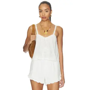 SPELL Vintage Petticoat Cami in Vintage White