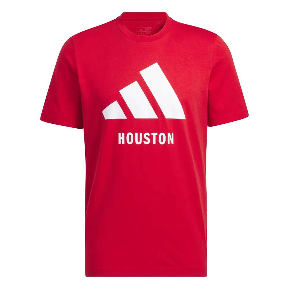 adidas Mens Nam Key City Graphic Casual Tops Casual - Red