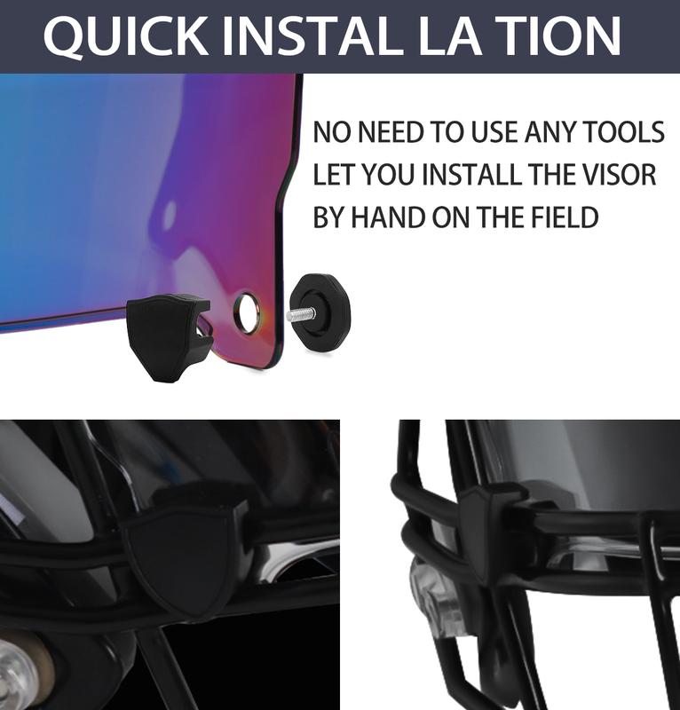 Clear Football Visor,Football Visors for Helmet,Football Helmet Visor Fits Adult & Youth Football Helmets, Anti-Fog, Scratch Resistant Clear Visor Football Face Shield