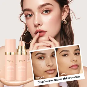 Tvlv Foundation Liquid 30ML Long-Lasting Makeup, Lightweight Moisturizing, Even Skin Tone, Soft Skincare, Suitable for Daily Use
