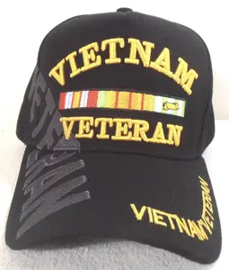 Vietnam Veteran Black Cap 0078
