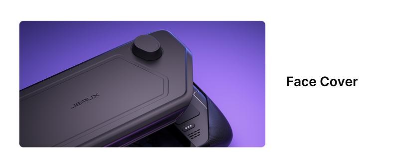 JSAUX ModCase for Steam Deck Modular Steam Deck Case with Removable Front Case Valve Steam Deck Accessories Includes Case, Mask, Metal Stand and Strap