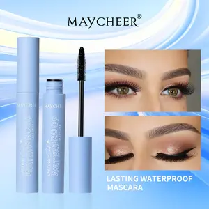 Natural Waterproof Volumizing Mascara, Smudgeproof Long-Lasting Formula, Perfect for Outdoor Events & Parties