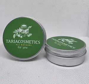 Cocoa Olive Lotion Bar, with Cocoa Butter Olive Oil Beeswax & Vitamin E 2 oz Round Can