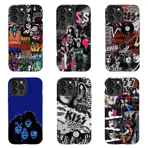 KISS Iconic Rock Band Retro Y2K Aesthetic Printed Phone Case — Compatible with iPhone 11–17 Pro Max/Plus Series & Samsung Galaxy S23– Series — A Fan-Favorite, Trendy, and Drop-Resistant Protective Cover