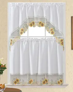 Bt644 Kitchen Curtain - Versatile Design, Suitable for Various Kitchens, High-Quality Fabric, Ideal for Home Décor