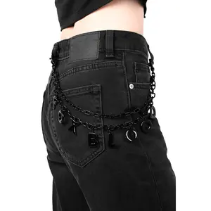Foxblood Bag or Belt Chain - Black