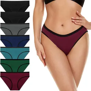 7/10 Pack Cotton Underwear for Women Stretch Hipster Underwear Panties Breathable Soft Bikini Underwear