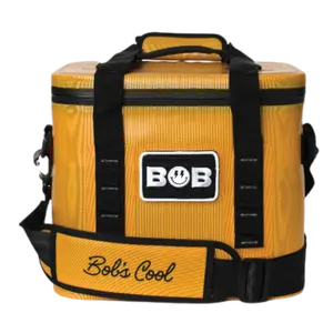 BOB THE COOLER CO - 14L "Sidekick" Portable Leak Proof Hopper Flip Soft Cooler for Lunch, Drink, Camping, Travel, Picnic, Beach Fits 20 12oz Cans
