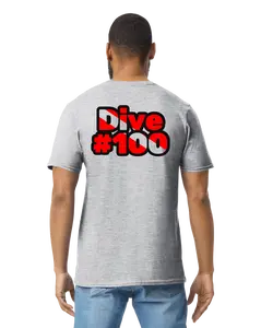 FatBoy Scuba 100th Dive Tee – Celebrate the Depths