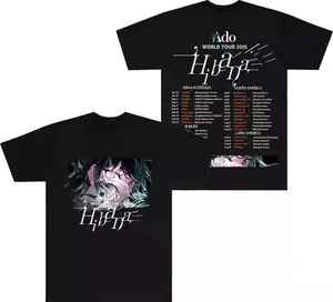 HOT SALE - ADO Hibana World Tour 2025 Merch T-Shirts, Cotton Short Sleeve Tee, Streetwear, Y2K, Vintage Mussic Tee, Gift For Fan