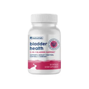 NativePath Bladder Health - Urinary Support Supplement with Cranberry, Horsetail & Crateva - Bladder Control for Men & Women - 60 Capsules