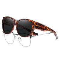 Brown Tortoise Frame Grey Lens