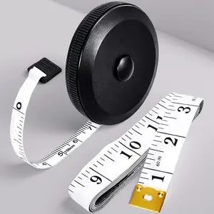 2-Pack Upgraded Soft Tape Measure - Flexible & Retractable for Body, Sewing, and Crafts. Dual-Scale (Inch/cm), Compact Design. Perfect for Tailors, Fitness, and DIY