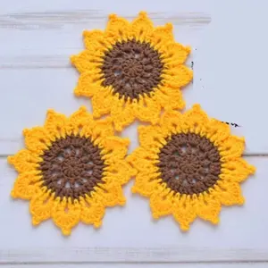 Sunflower Coaster for Tableware with Unique Design