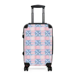 Alivia Ribbon Luggage in Pink and Blue