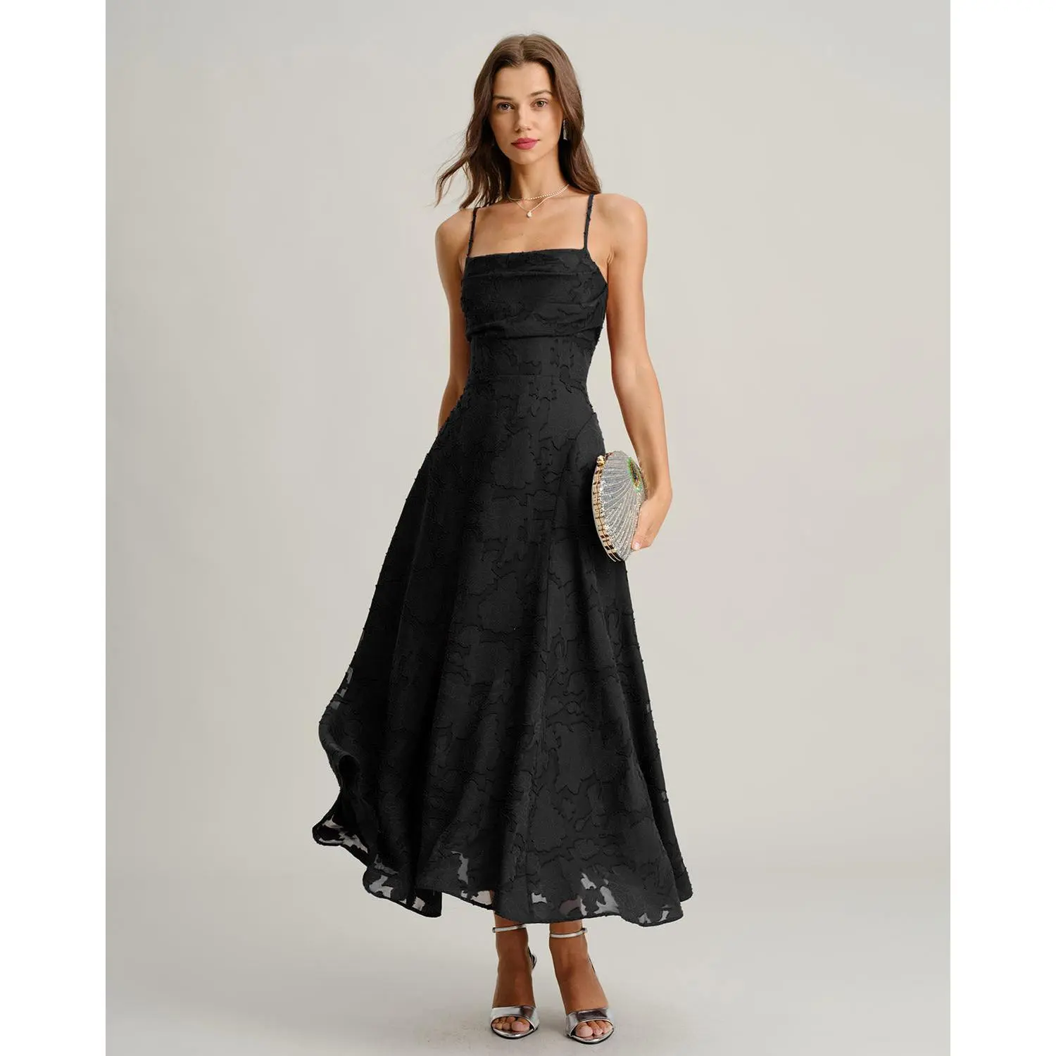 denim dress women black Front Zip Mini Size:12.5 Mini dress Floral Lace Appliqué Long Featuring a classic spread