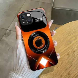 Gradient Magnetic MagSafe Phone Case with Full Camera Lens Protector, Shockproof Hard Cover for 【iPhone 15 Plus】 Anti-Scratch Glossy Case with Colorful Gradient Design for Men & Women.666