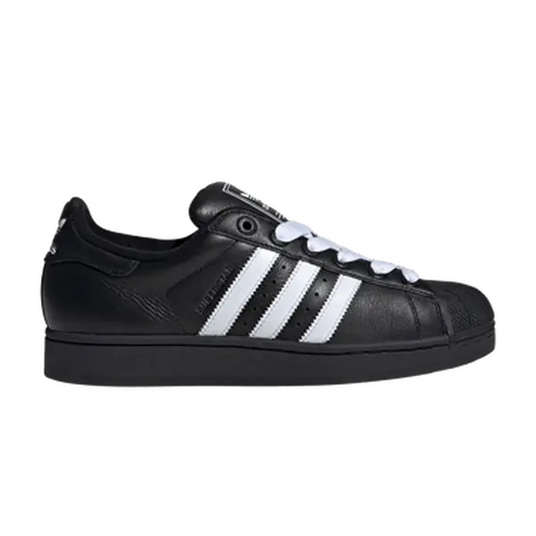 adidas gazelle silver green womens adidas Superstar II Black Sneakers Men/Women (JI0079) – Rezet Store main image 0