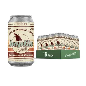 Hopfin Sparkling Hopwater (Cashmere Hops + Coconut) (16-Pack)