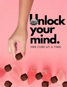 Myco-Medix Neuro-Cubes - Lion's Mane Mushroom Strawberry Flavored Gummies 1000 mg per Gummy Vegan Gluten-Free 60 Count Made in USA