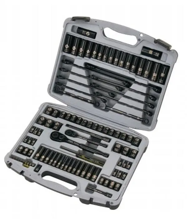Stanley Hand Tools 99 Piece Black Chrome & Laser Etched Socket Set 92-839