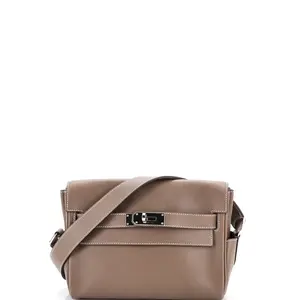 Pre-owned HERMÈS material Messenger Bags Hermes Kelly Messenger Bag Evercolor PM by Rebag