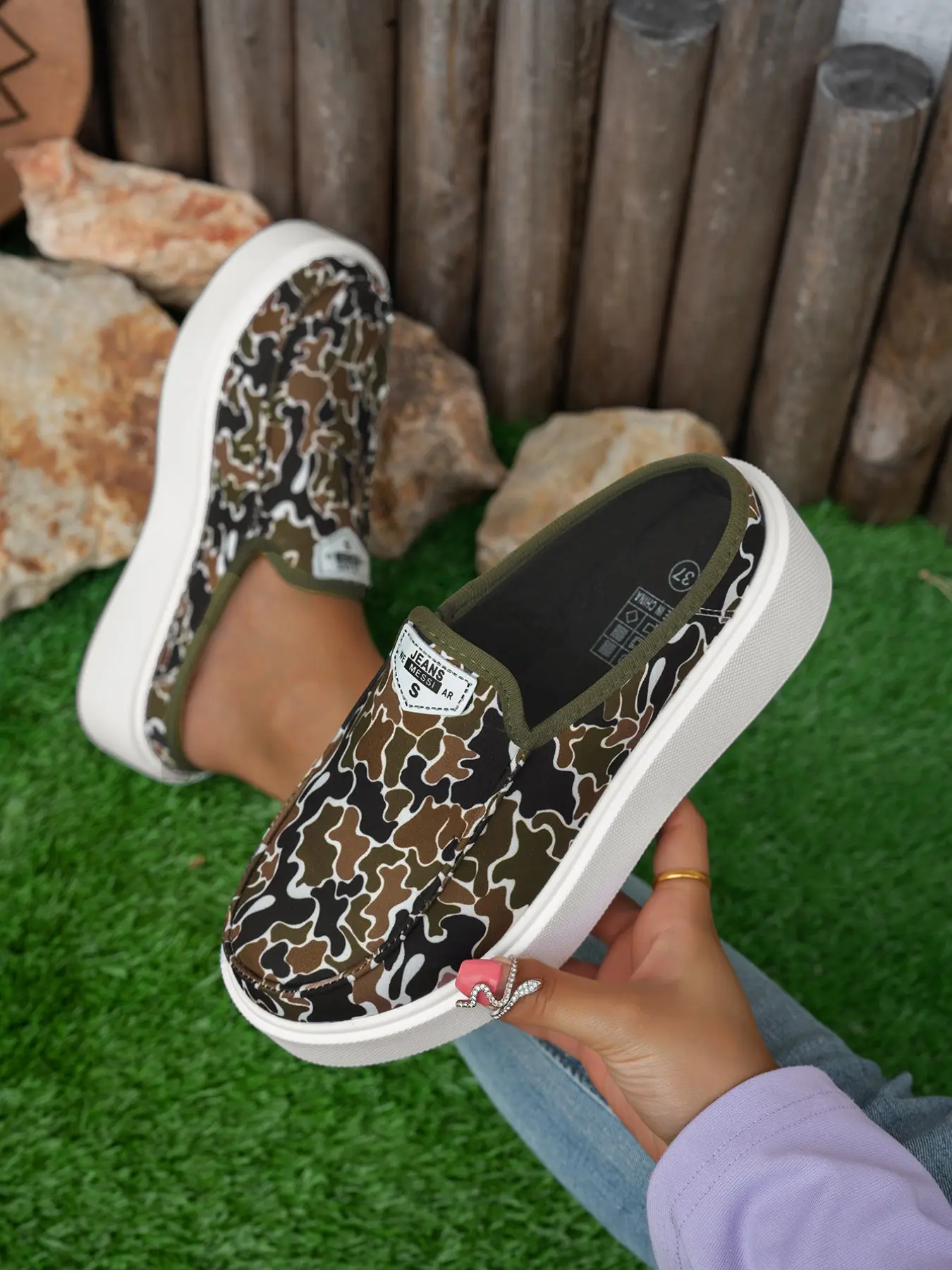 2026 Women's new styles: brown, black, gray, leopard print, thick-soled Rubber mules, Slip On Shoe, Rubber Slip Ons, large size, comfortable, casual, suitable for school/vacation, Daily Footwear