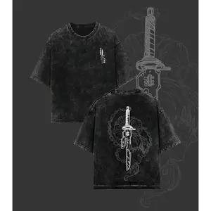 Unisex Toji Vintage Oversized Washed Tee |   Lightweight Cotton Anime Manga Shirt, Matching Hoodies & Sweatshirts, Perfect Loungewear & Gift for Anime Fans
