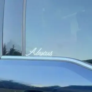 Custom Side Window Name Vinyl Decal Sticker for Personalized Vehicle Decoration Durable Weather Resistant Easy Application (message for name)
