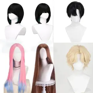 Anime Alien Stage Ivan Cosplay  Till Luka Mizi Sorrow Cosplay synthetic Cos Wigs Heat Resistant Hair Wigs Halloween