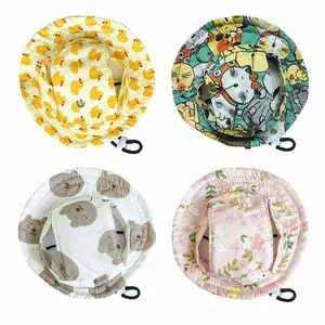 High-quality Adjustable Pet Sun Hat Cat Dog Breathable Dog Sunshade Hats Outdoor Travel Pet Fisherman Hat