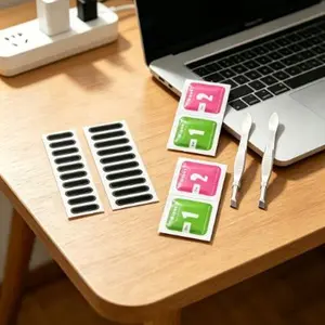 Mobile Phone Dustproof Net Stickers – Universal Speaker Mesh Anti-Dust Adhesive Stickers – Tweezers Included