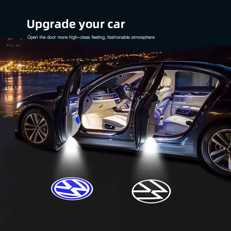Volkswagen Car Door Welcome Light, Logo Projection Lamp, Induction Door Light, Enhance Your Vehicle's Entry Experience