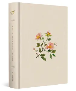 ESV Single Column Journaling Bible (Cloth Over Board, Rosehip Design) -- Esv Bibles - Bible