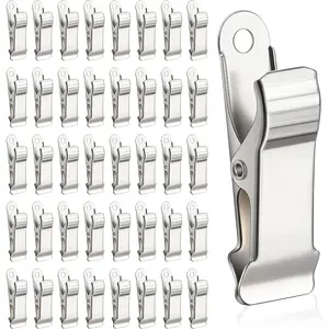 Metal Mini Clamps Mini Spring   Clips 1/2 Inch Wide for Work, Smooth Jaw, 5/16 Inch Capacity
