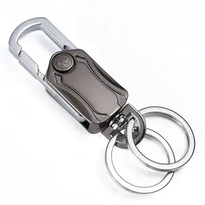 Multifunctional keychain, car keychain, fidget spinner, bottle opener, courier knife, mobile phone holder, stress relief gift, daily household items, men's gifts