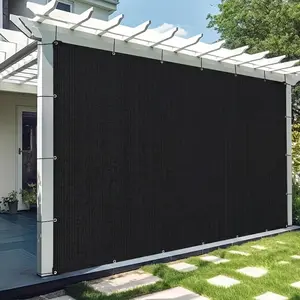 10x13ft Sun Shade Cloth Fabric 90% UV Block Net Heavy Duty Mesh Tarp for Inflatable Pool, Sunblock Shade Sail Cover Screen for Patio Pergola Deck Garden Greenhouse, Outdoor Canopy with Grommets