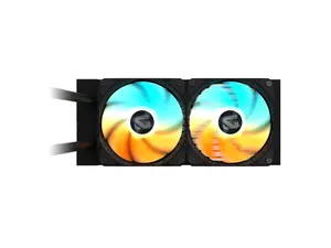 GIGABYTE GAMING 240 liquid CPU Cooler, 240mm Radiator with 2x 120mm low noise ARGB Fans, compatible with Intel LGA 1851, 1700, 115X, 1200, and AMD AM5, AM4 (GIGABYTE GAMING 240)